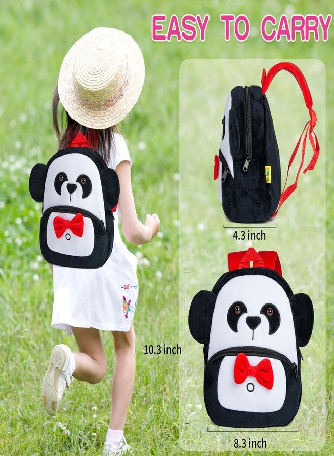 Pedolltree 11 Pcs Set Reborn Baby Dolls Clothes Girl Panda Outfit Accessories for 17-19 Inch Reborn Doll Newborn Girl with Panda Backpack&Diaper - Image 5